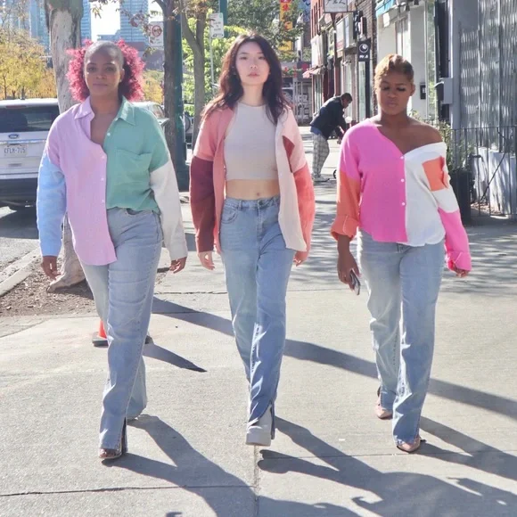 Mindy Oversized Button Up Top - Picture 1 of 6